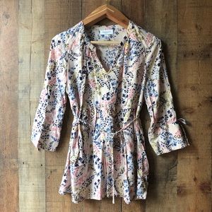EUC Motherhood Maternity Tie Sleeve Top